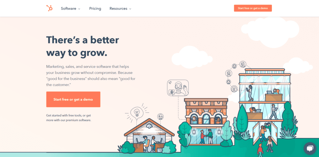 HubSpot Homepage