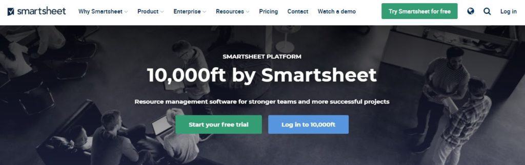 10,000ft by Smartsheet: Most Features