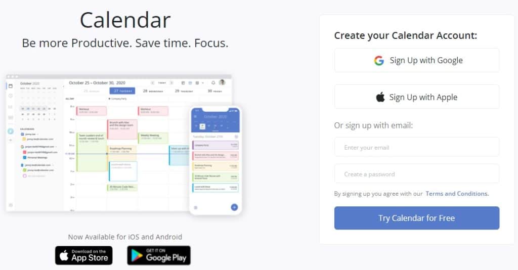 Calendar: Unified Online Calendar & Scheduling Software