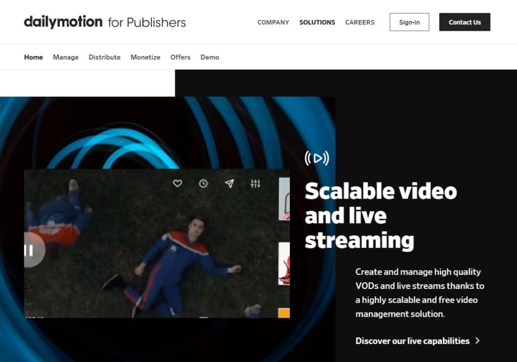 DailyMotion For Publishers
