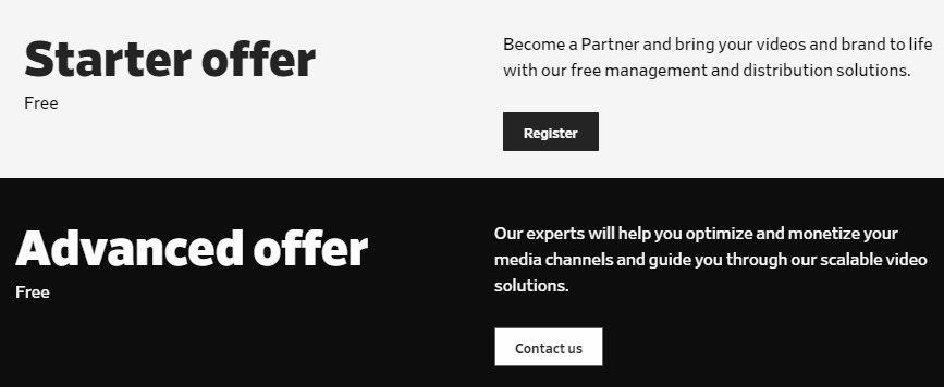 DailyMotion For Publishers Pricing Plan DailyMotion For Publishers Pricing Plan