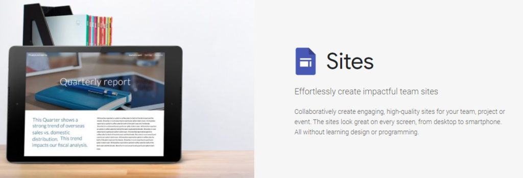 Google Sites: Completely Free