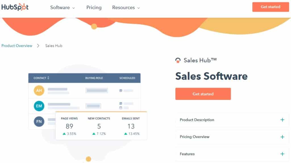 HubSpot Sales Hub™: Feature-Rich Platform