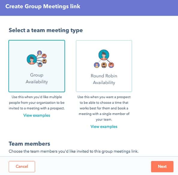 HubSpot Sales Hub™ Meeting Scheduler