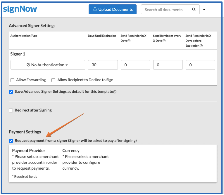 SignNow Guide: Advanced Signer Settings