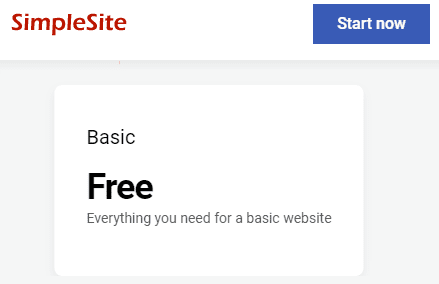 SimpleSite Free Website Builder
