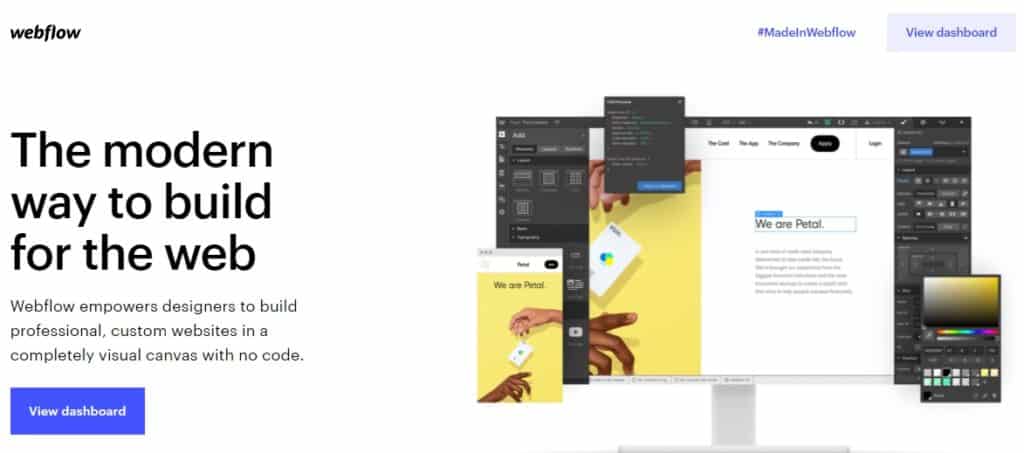 Weebly Alternative: Webflow