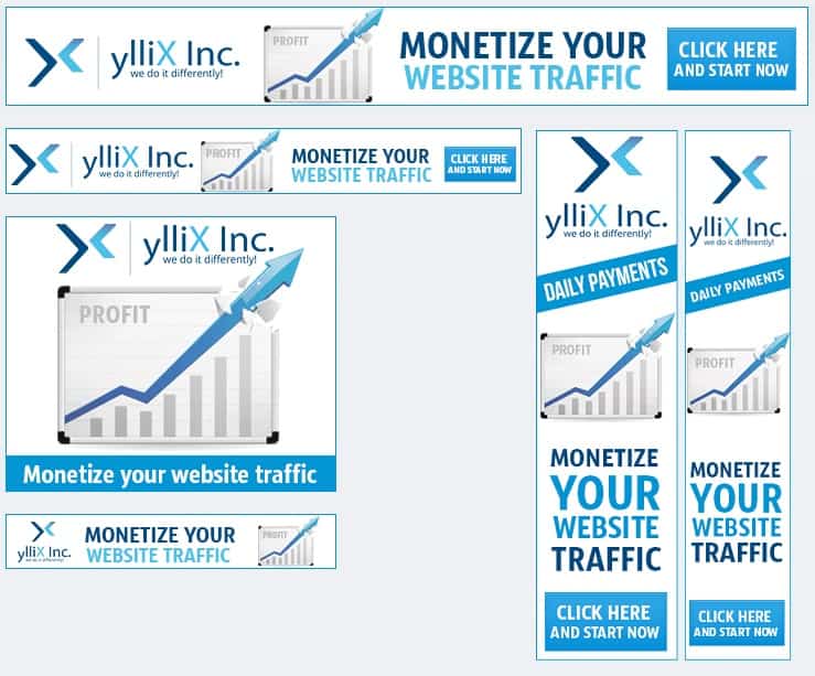 ylliX Guide: Sample Ad Units