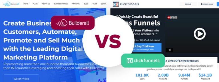 Builderall vs Click Funnels