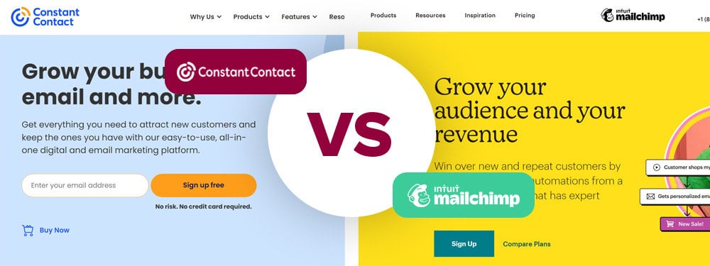 Constant Contact vs Mailchimp