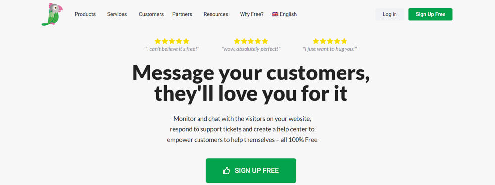 Live chat for your website