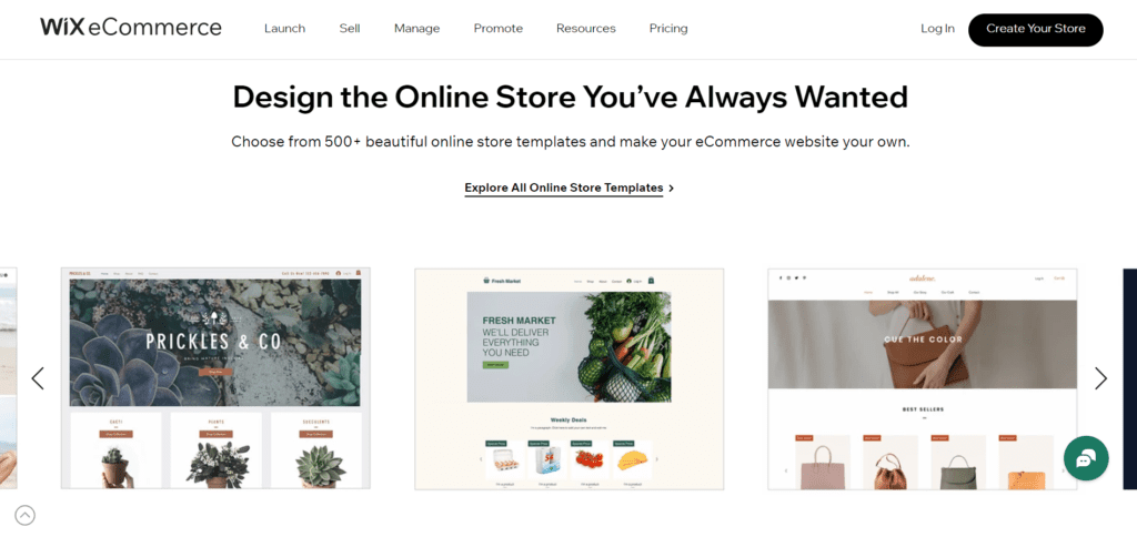 Wix eCommerce Online Store
