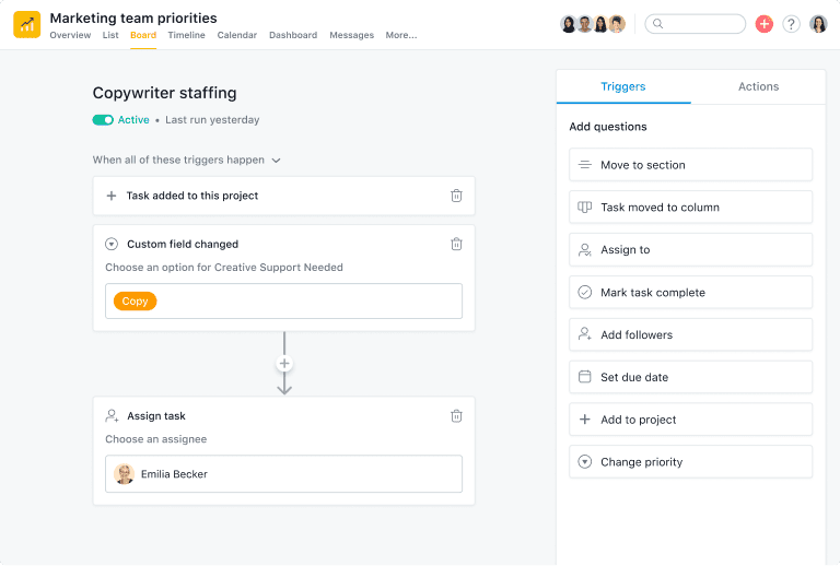 Asana Rules