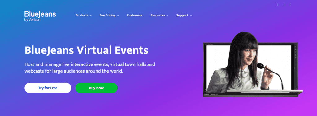 BlueJeans Virtual Events
