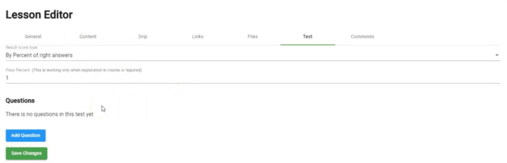 Builderall Guide: Test Editor