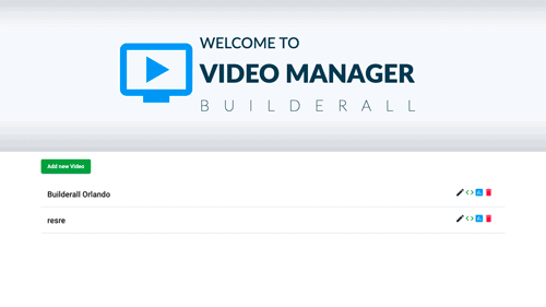 Builderall Video Hosting and Manager
