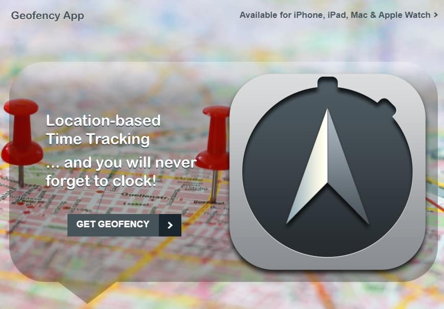 Geofency Time Tracking