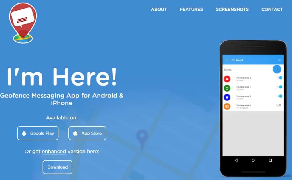 I'm Here App: Simplest Platform For Geofencing