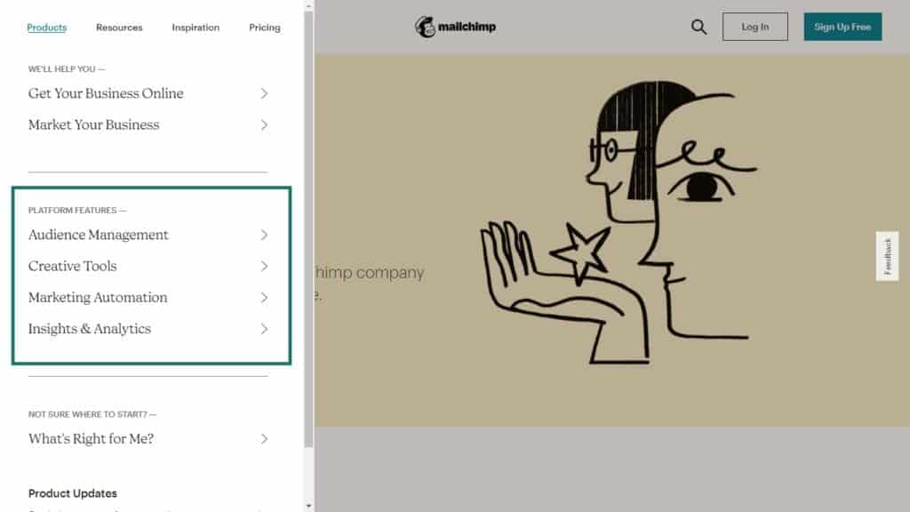Mailchimp Key Features