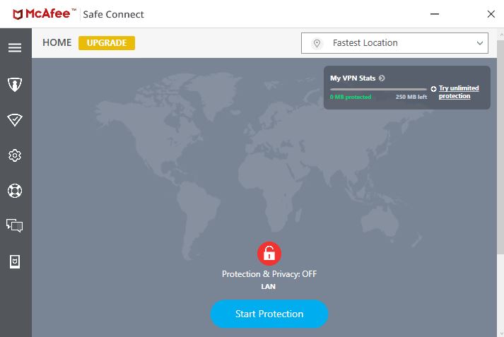 McAfee Safe Connect
