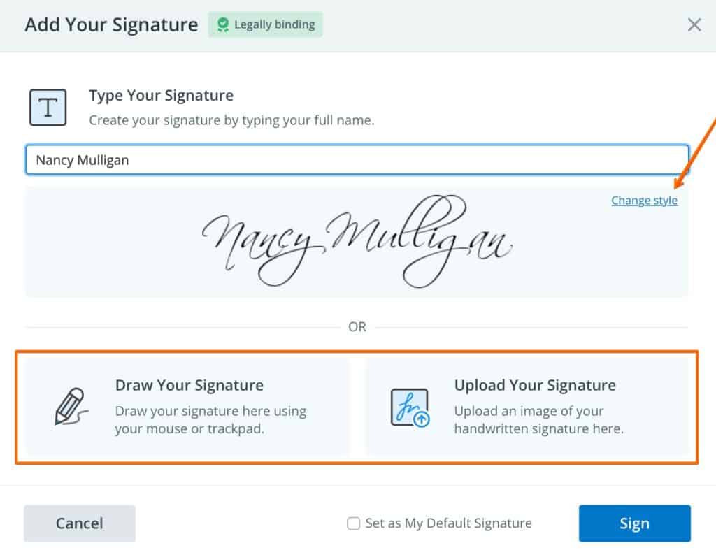 SignNow Guide: Add New Signature