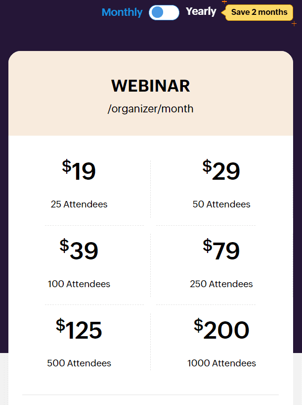 Zoho Meeting Pricing