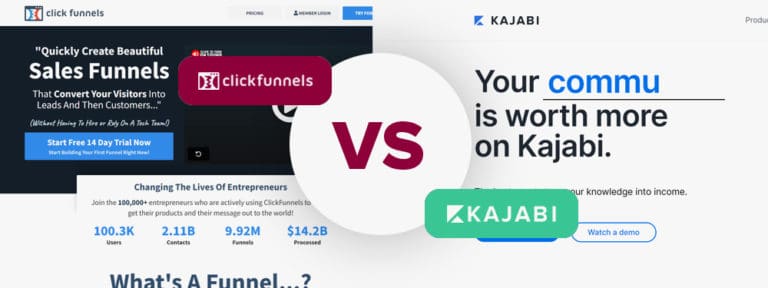 Clickfunnel vs Kajabi