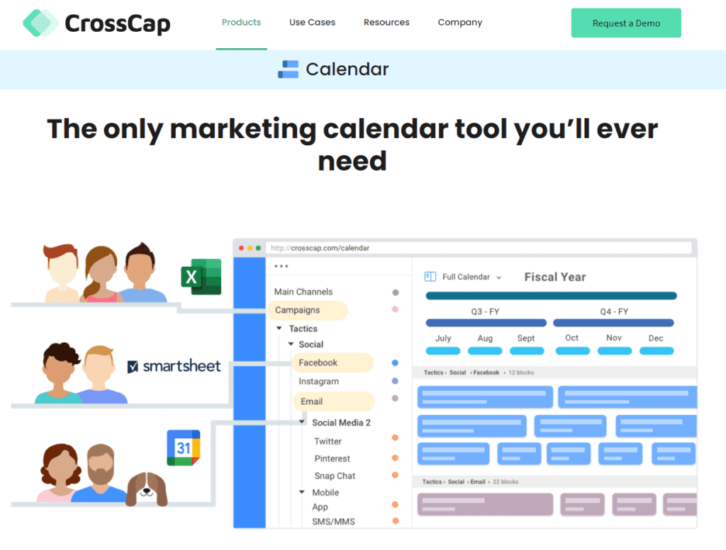 Crosscap: Marketing Calendar Software