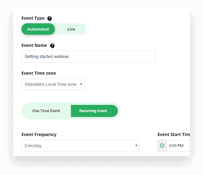 EasyWebinar Automated Webinar
