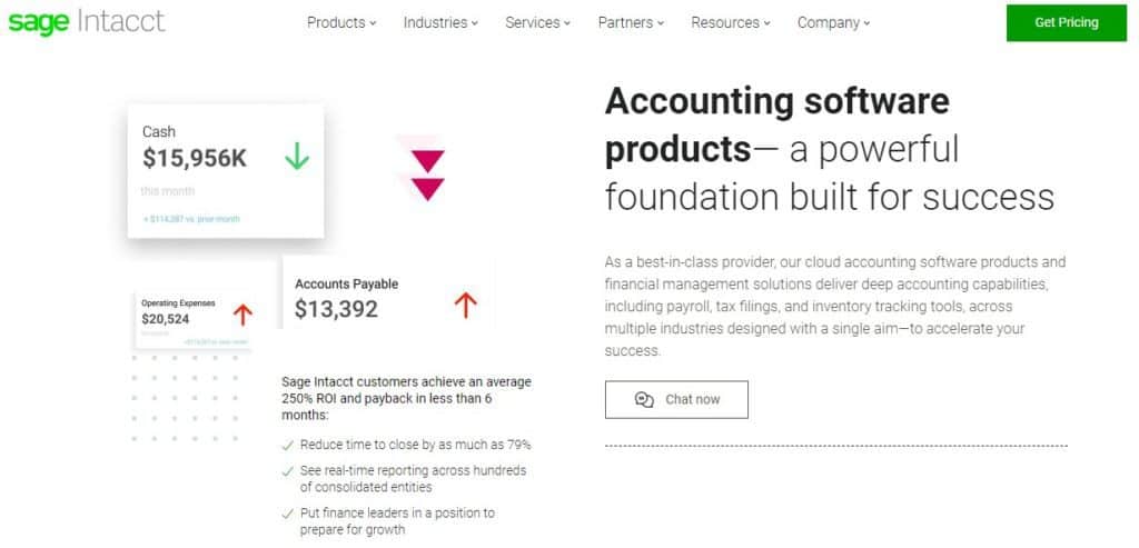 Sage Intacct: Accounting & Financial Management Software