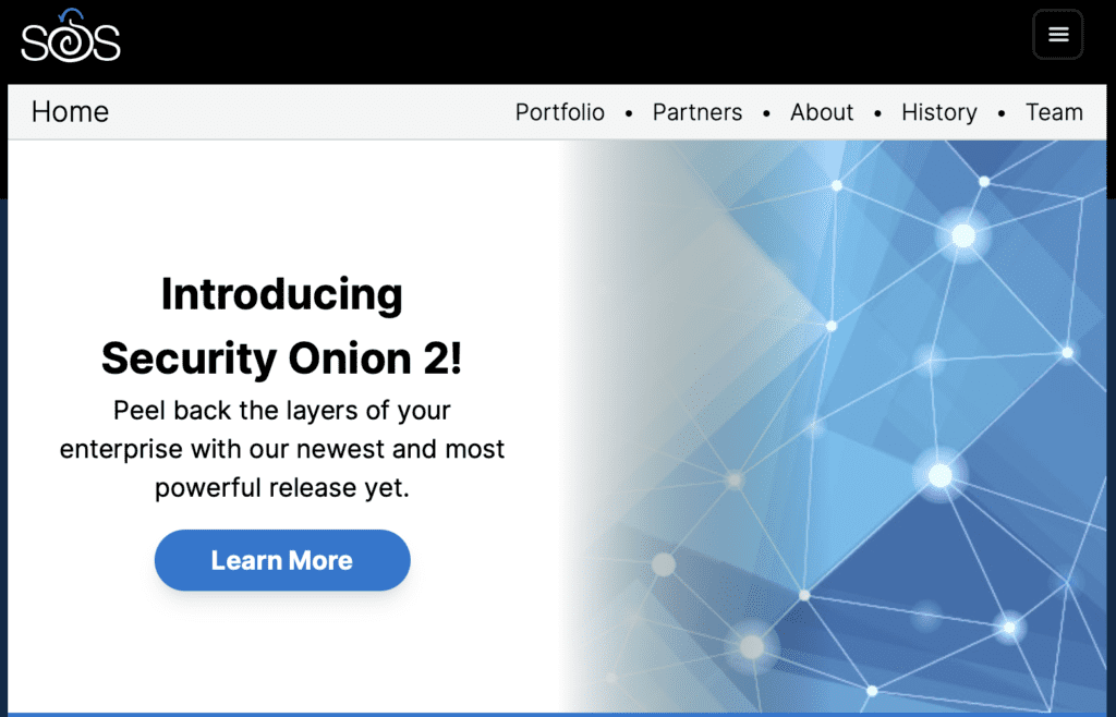 security onion homepage