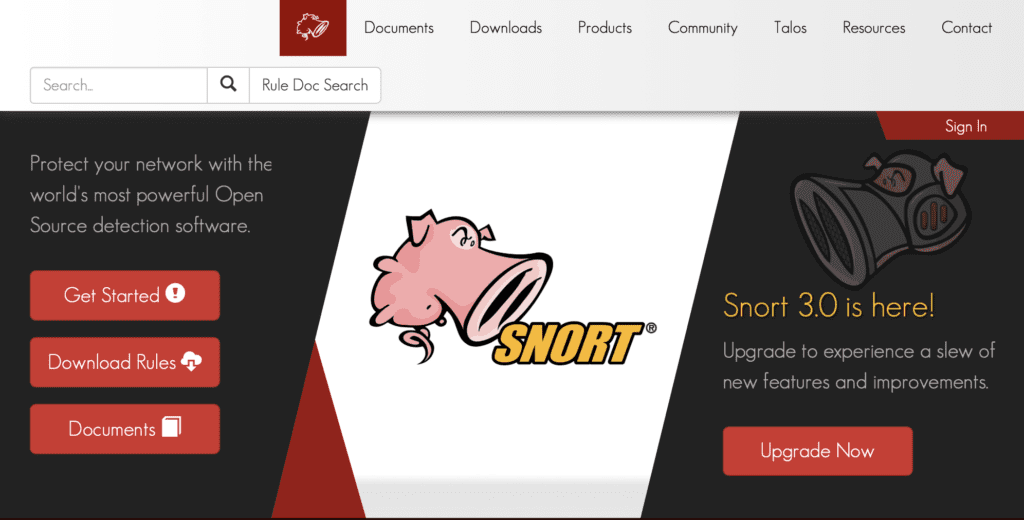 snort homepage