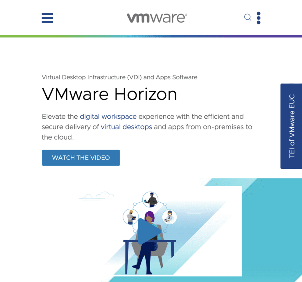 vmware horizon homepage