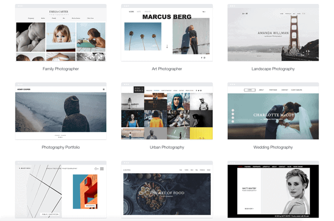 wix key feature: photography and video tools