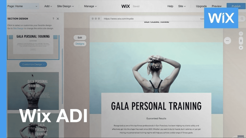 wix key feature: wix adi