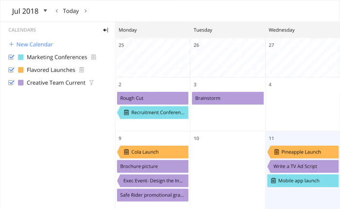 Wrike Calendar
