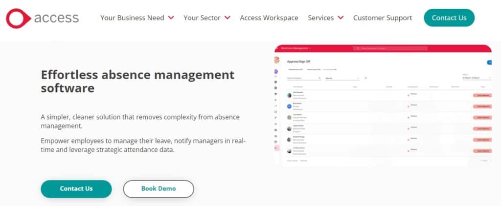 Absence Management Software By Access