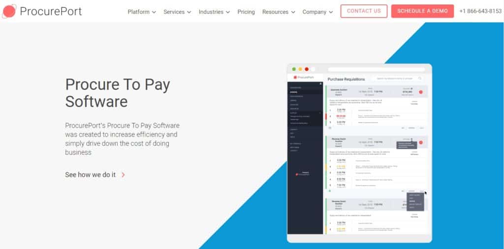 ProcurePort: Procure To Pay Software