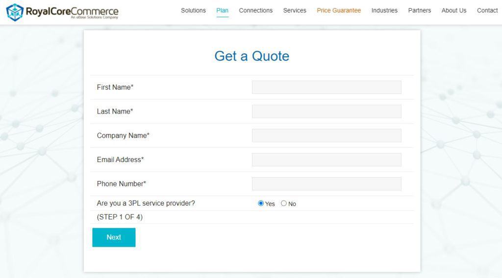 Royal Core Commerce: Get a Quote