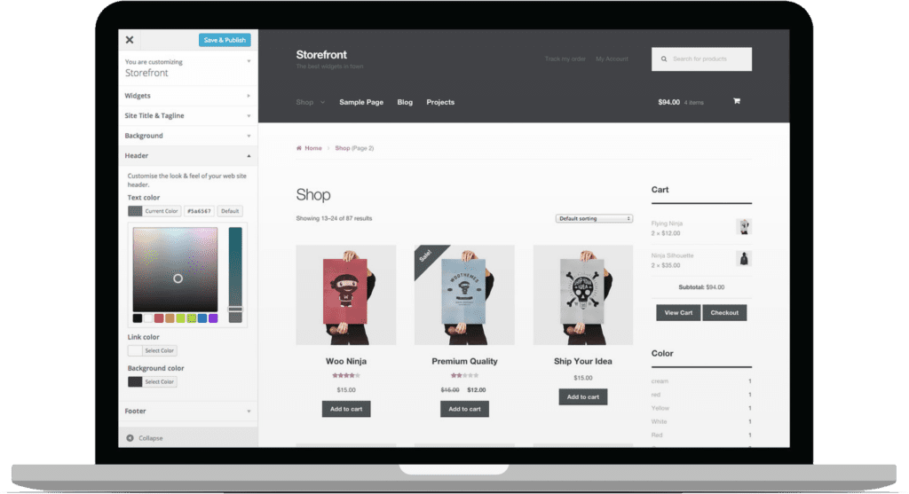 sell products with WooCommerce