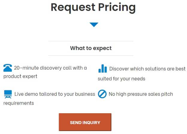 Bizview forecasting software request pricing
