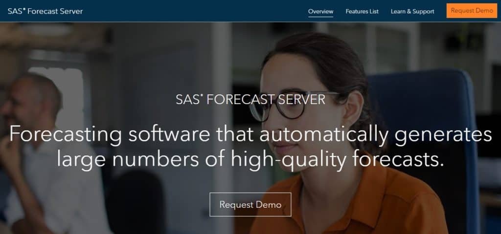 SAS Forecast Server forecasting software