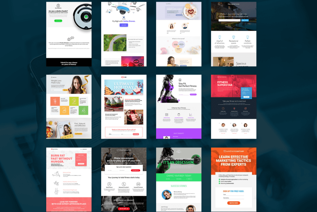 GetResponse landing page templates GetResponse landing page templates