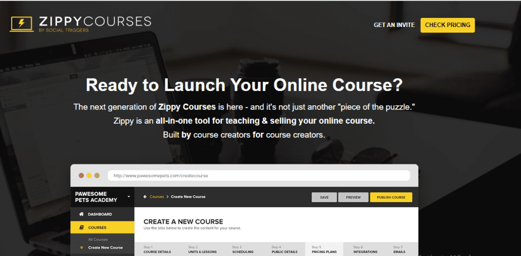 Online Course Platform - Zippy Courses