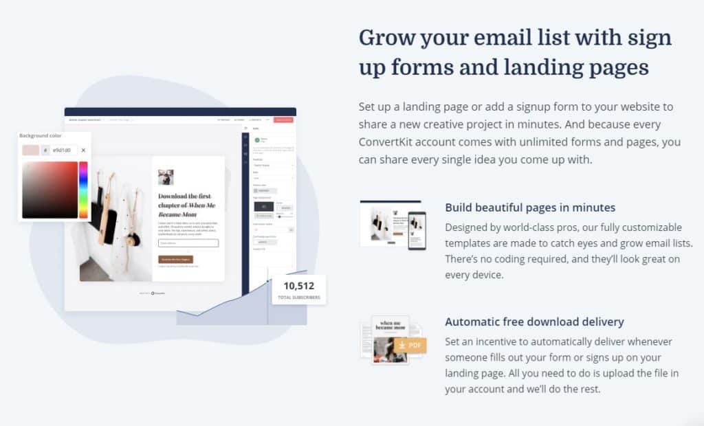 ConvertKit Forms & Landing Pages
