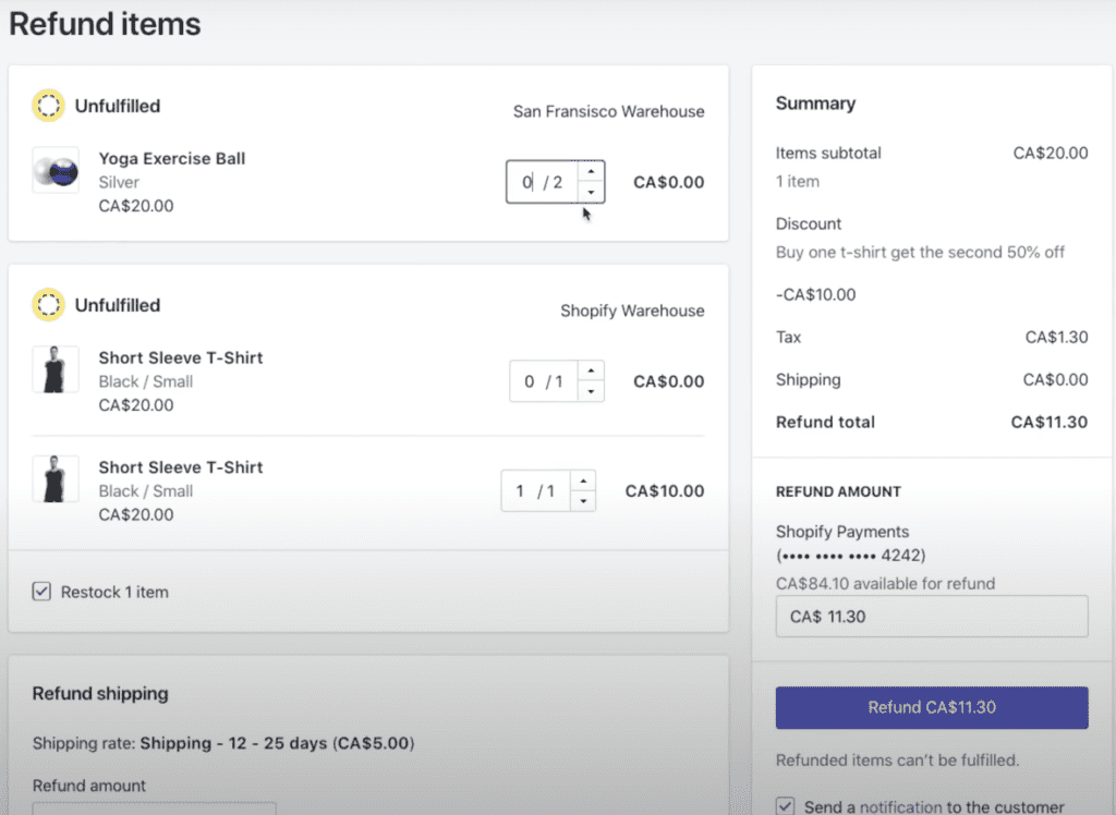 Shopify Refund Management Shopify Refund Management