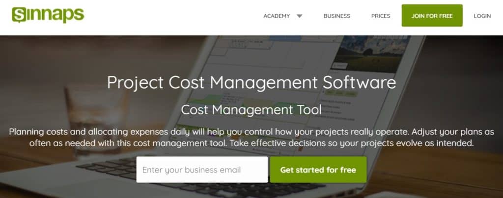 Sinnaps: Project Cost Management Software For Complex Projects