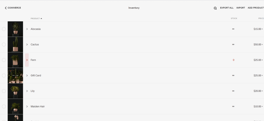 Squarespace Inventory Management System Squarespace Inventory Management System