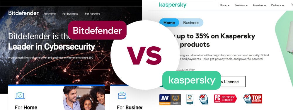 Bitdefender vs Kaspersky