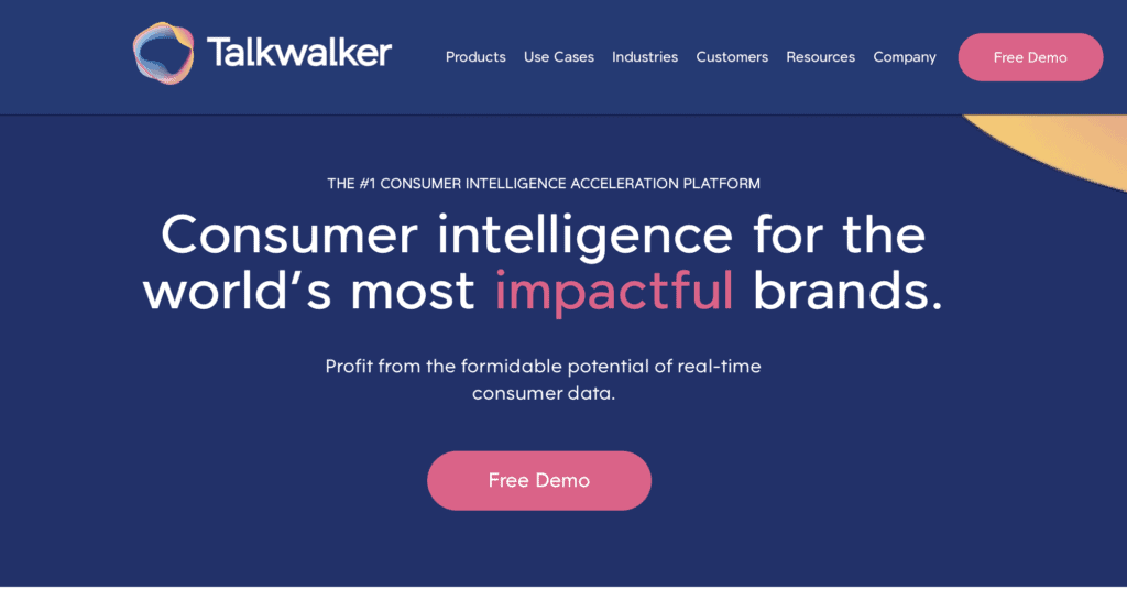 talkwalker homepage